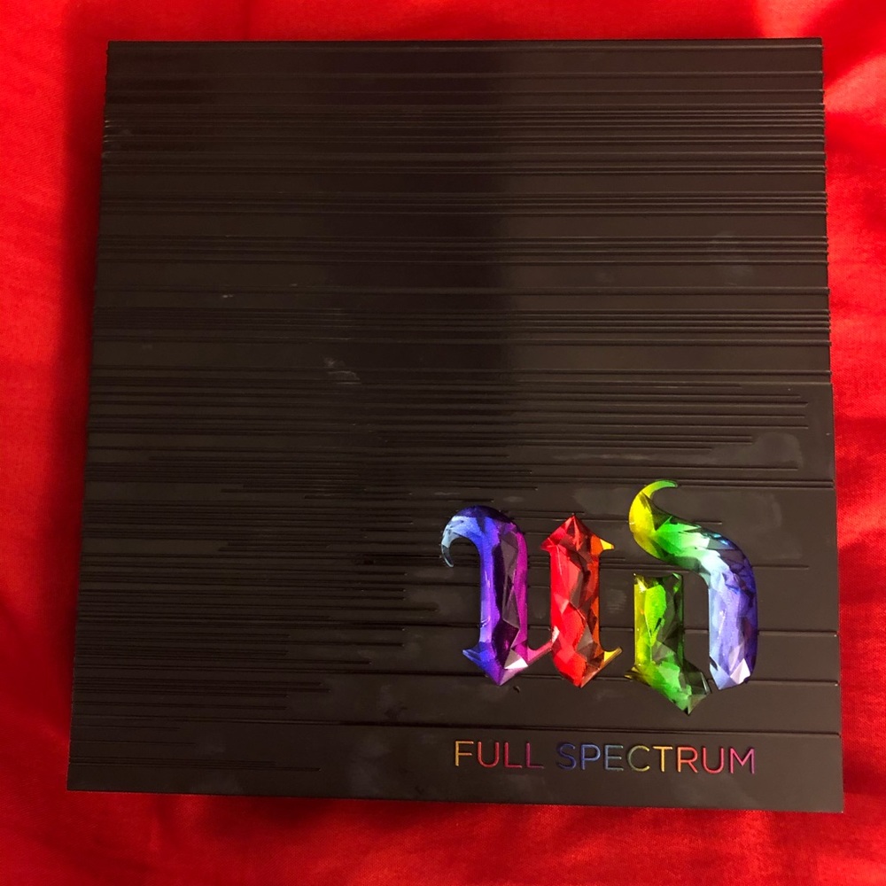 UD Full Spectrum Eyeshadow Palette Used